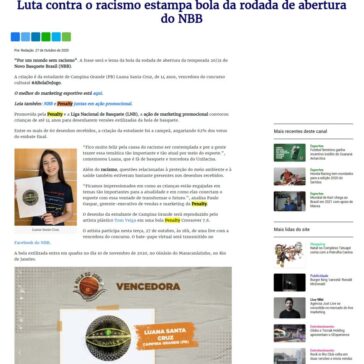 Luta contra o racismo estampa bola da rodada de abertura do NBB – Promoview