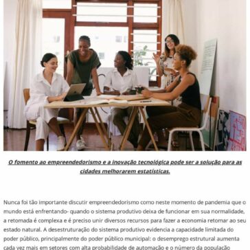 EMPREENDEDORISMO EM SMART CITIES – Connected Smart Cities