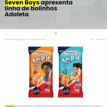 Seven Boys apresenta linha de bolinhos Adoleta – YCAR