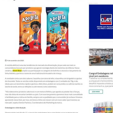 Embalagens com cores fortes destacam nova linha de bolinhos Adoleta – Clube da Embalagem