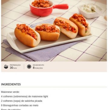 Cachorro-Quente Especial – Receitas IG