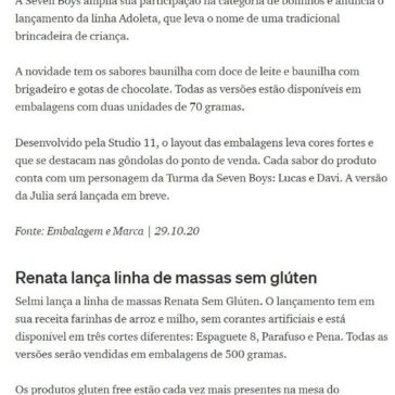 Tendências na alimentação – Curtas SC