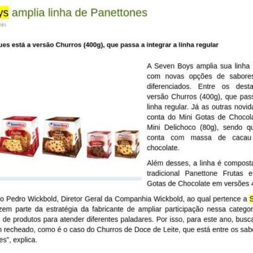 Seven Boys amplia linha de Panettones – Paraíba Total