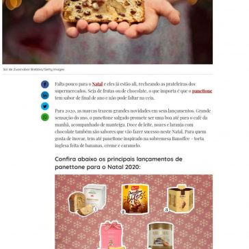 Lançamentos de panettone para o Natal 2020 – Claudia
