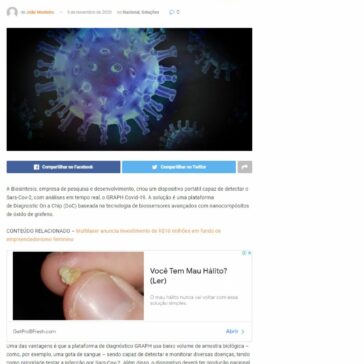 Pesquisadores brasileiros desenvolvem dispositivo capaz de detectar em tempo real o Sars-Cov-2 – IP News