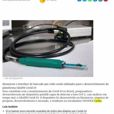 Aparelho portátil da USP dá resultado da Covid-19 em menos de um minuto – Grupo Rio Claro SP