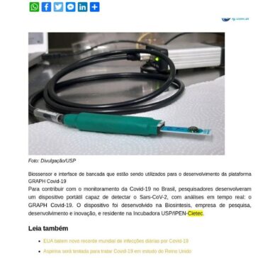 Aparelho portátil da USP dá resultado da Covid-19 em menos de um minuto – Portal MT