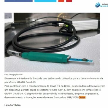 Aparelho portátil da USP dá resultado da Covid-19 em menos de um minuto – Tangará em Foco