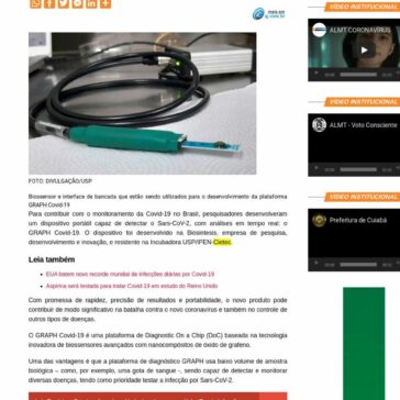 Aparelho portátil da USP dá resultado da Covid-19 em menos de um minuto – Voz MT