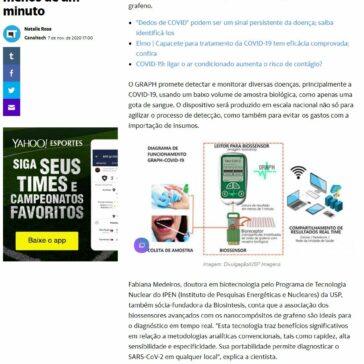 USP cria aparelho que dá diagnóstico de COVID-19 em menos de um minuto – Yahoo! Esportes