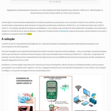 Dispositivo portátil criado por pesquisadores brasileiros detecta o coronavírus em tempo real – Revista Analytica