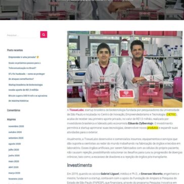 Startup brasileira de biotecnologia recebe aporte de R$1,5 milhão – Mover