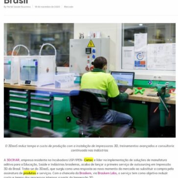 3DCRIAR lança primeiro serviço de assinatura de impressão 3D no Brasil – Saúde Business