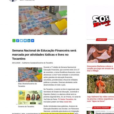 Semana Nacional de Educação Financeira será marcada por atividades lúdicas e lives no Tocantins – Bomba Bomba