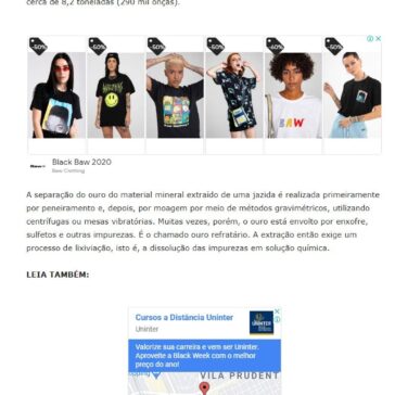 Bactérias ajudam no tratamento de minérios em jazida de ouro no MT – Revista Planeta On-line