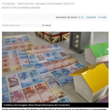 No Tocantins Semana Nacional de Educação Financeira contará com atividades lúdicas e lives – Agora-Tô