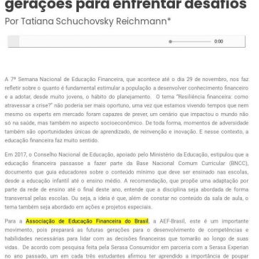 Educação financeira: preparando gerações para enfrentar desafios – Afina Menina