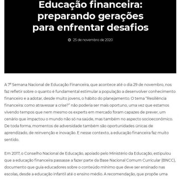 Educação financeira: preparando gerações para enfrentar desafios – Ginno Larry