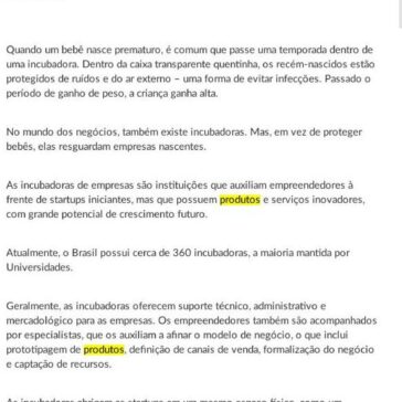 Glossário do empreendedor: o que é uma incubadora – Sincovat