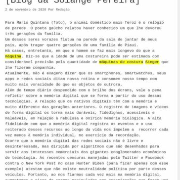 MaisPB • Máquina do tempo – [Blog da Solange Pereira] – Moldes Costura