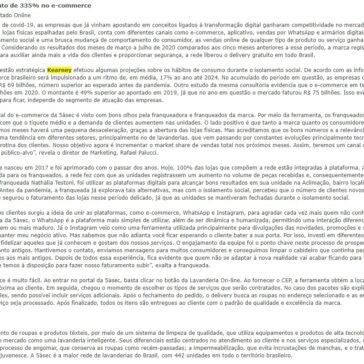 5àsec tem crescimento de 335% no e-commerce – Gazeta do Estado Online