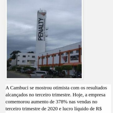 ITABUNA: PENALTY ANUNCIA 250 NOVOS EMPREGOS; VENDAS CRESCEM 378% NO 3° TRIMESTRE – Circuito 10