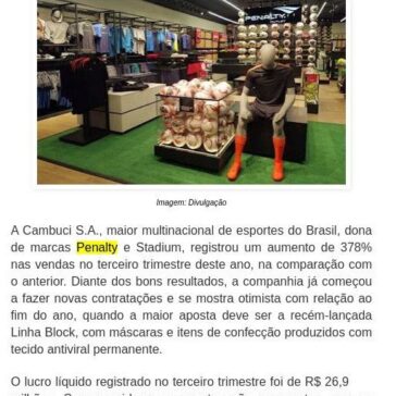 Dona da Penalty vê vendas subirem, faz contratações e aposta em tecido antiviral – Mall no Divã