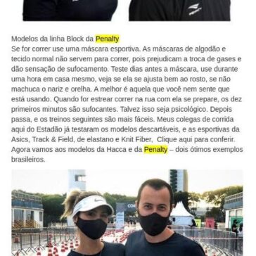 Máscara, um item indispensável para correr por aí – Central de Notícias