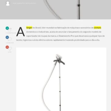 Novo vaporizador de roupas da Singer favorece higienização de forma prática – Home Decore