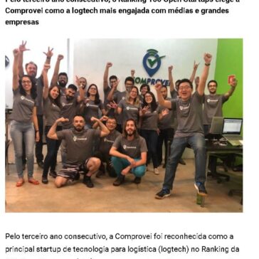 Comprovei é eleita a logtech mais atraente para inovação aberta – Negócios em Foco