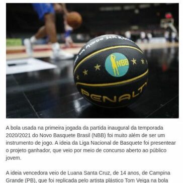 NBB: bola que abriu temporada, com tema contra racismo, será leiloada – Central de Notícias
