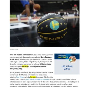 NBB estreia com bola desenhada por estudante paraibana que leva mensagem antirracista – WSCOM