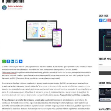 Promotor de vendas sob demanda ganha força durante a pandemia – Revista Live Marketing