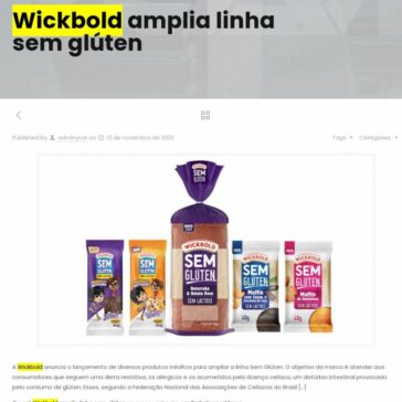 Wickbold amplia linha sem glúten – YCAR