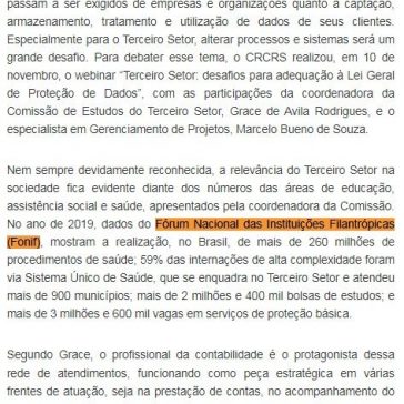 CRCRS realiza webinar sobre Lei Geral de Proteção de Dados no Terceiro Setor – Crc Rs