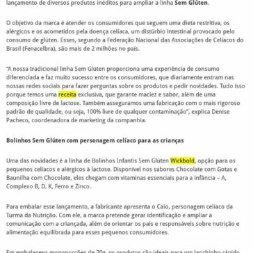 Lançamentos sem glúten da Wickbold chegam às gôndolas – 2A Alimentos