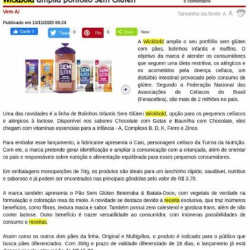 Wickbold amplia portfólio Sem Glúten – Arroz de Fyesta