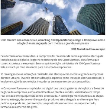 Comprovei é eleita a logtech mais atraente para inovação aberta com o mercado corporativo – Economia S/A