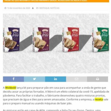 Wickbold lança kit para preparar pão em casa – Meu Cardápio
