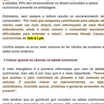 Quatro Erros Comuns Ao Ler Rótulos De Produtos Alimentícios – Blog Quero Notícia