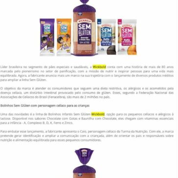 Wickbold amplia portfólio Sem Glúten com entrada em diferentes categorias – Moda e Imagem