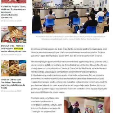 Jovens da comunidade do Chuvisco na final da 7ª edição do Chef Aprendiz – Crazykiwi