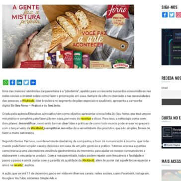 Arte de fazer pão: campanha da Wickbold ensina como fazer produto em casa – Revista Live Marketing