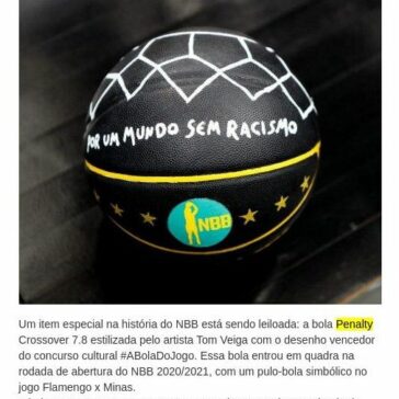 Bola do NBB será leiloada e valor doado à Casa do menino – Central de Notícias
