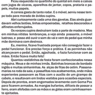 A Velha Singer – A Tribuna Piracicabana