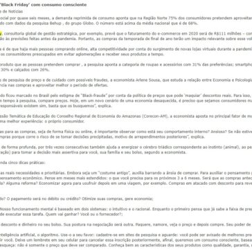 Como aproveitar a ‘Black Friday’ com consumo consciente – Portal Norte de Notícias