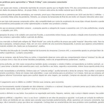 Economista aponta dicas práticas para aproveitar a “Black-Friday” com consumo consciente – Rádio Web Coopnews