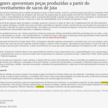 Designers apresentam peças produzidas a partir do reaproveitamento de sacos de juta – Textilia