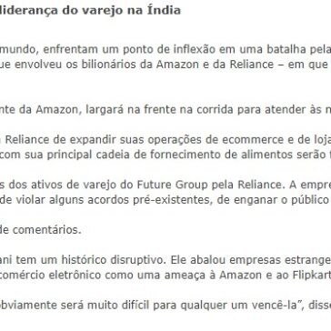 Batalha dos bilionários: Bezos e Ambani disputam liderança do varejo na Índia – Invest News