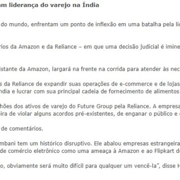 Batalha dos bilionários: Bezos e Ambani disputam liderança do varejo na Índia – MSN Brasil
